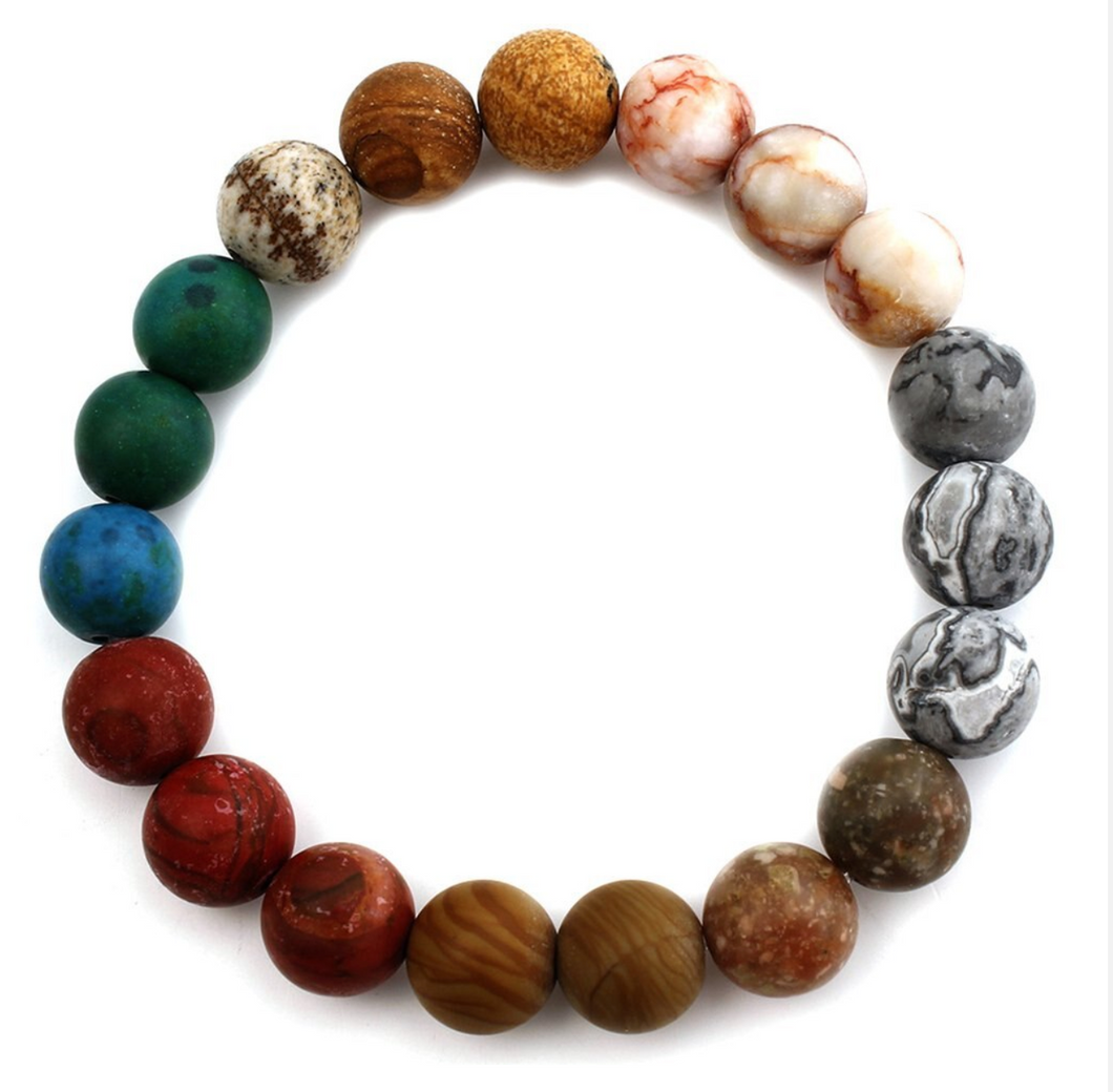 Marble Beaded Bracelet